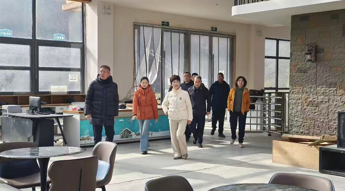 广元市人民政府副市长刘素英一行调研月坝冰雪嘉年华（滑雪场）